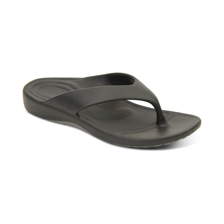 Men's Maui Orthotic Flips - Black