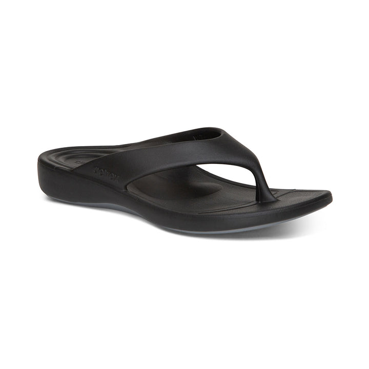 Women's Maui Orthotic Flips - Matte Black