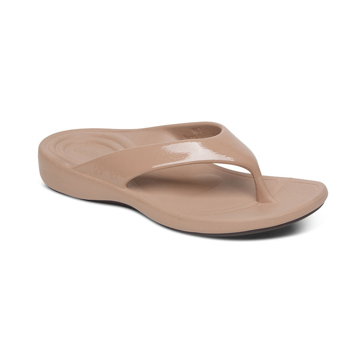 Women's Maui Orthotic Flips - Mocha