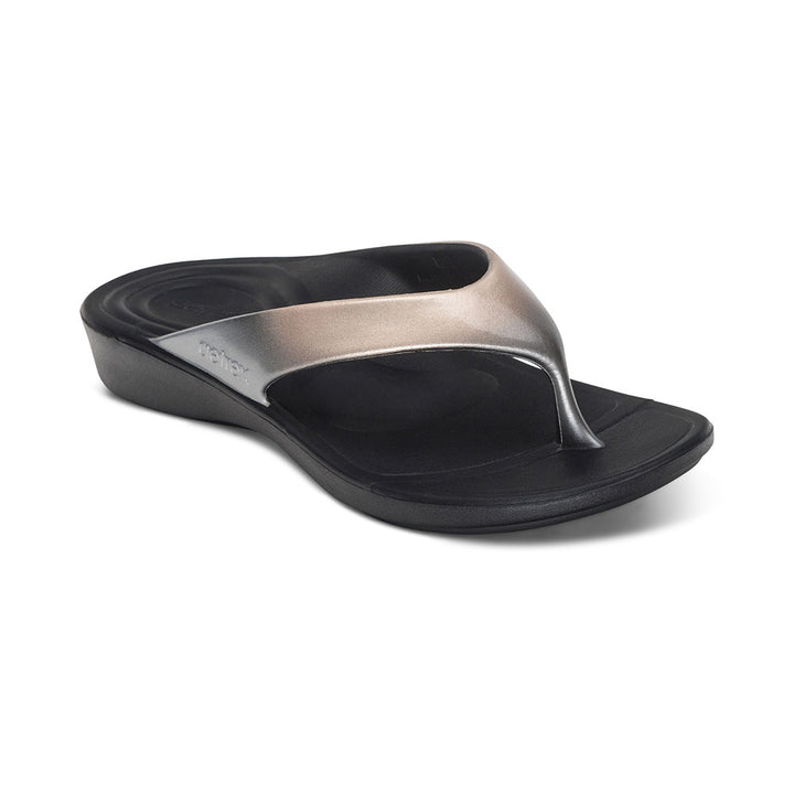 Women's Maui Orthotic Flips - Metallic Ombre