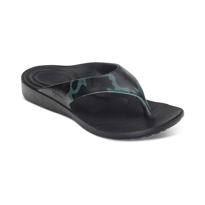 Men's Maui Orthotic Flips - Charcoal Camo