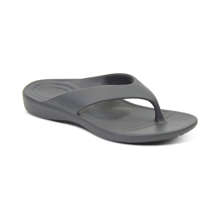 Men's Maui Orthotic Flips - Charcoal