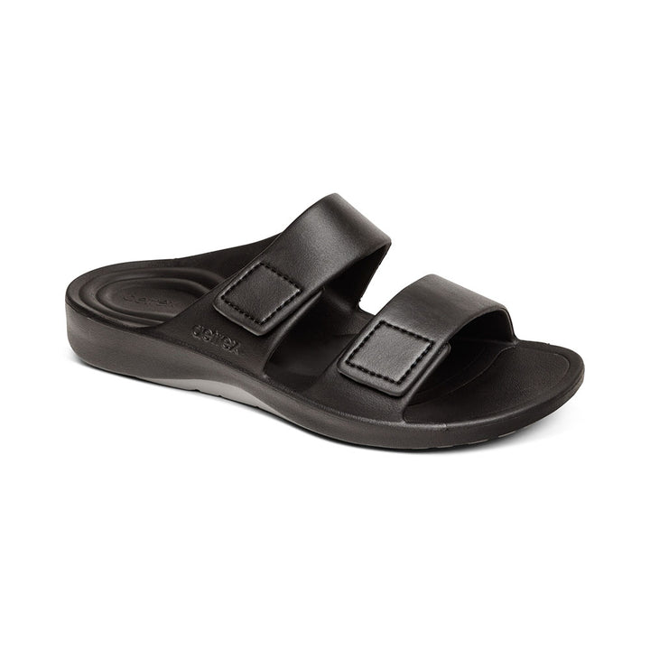 Men's Milos Orthotic Slides  - Black