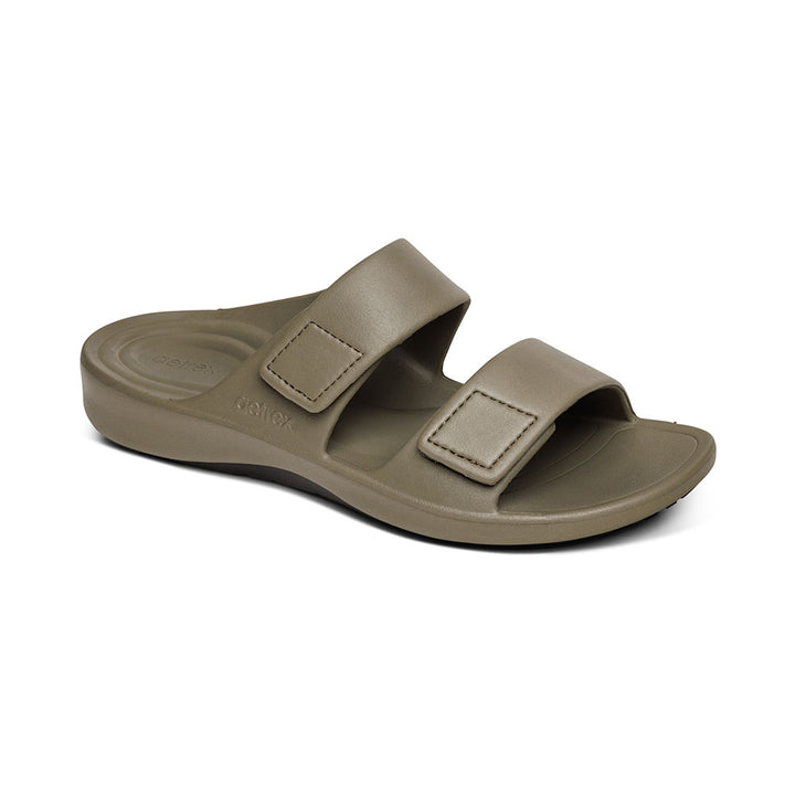 Men's Milos Orthotic Slides - Army