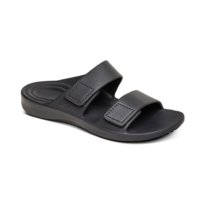 Men's Milos Orthotic Slides - Charcoal