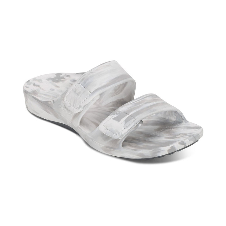 Men's Milos Orthotic Slides - White Camo